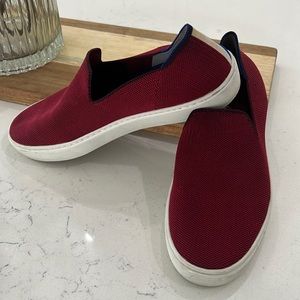 Rothy’s Red Garnet Retired Sneaker 8.5